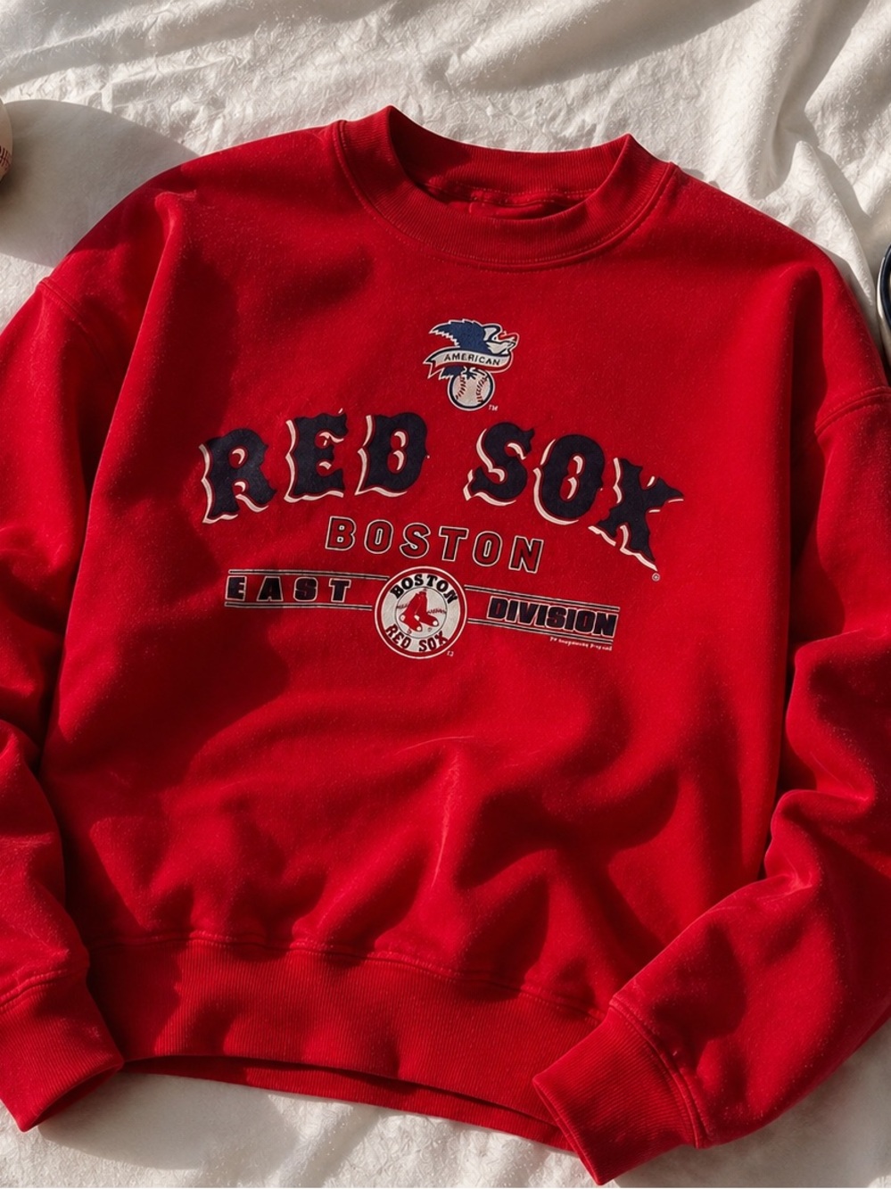 Vintage Lee Sport Boston Red Sox MLB Crewneck Sweatshirt XL Red